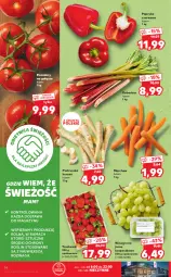 Gazetka promocyjna Kaufland - OFERTA TYGODNIA - Gazetka - ważna od 04.05 do 04.05.2022 - strona 14 - produkty: Pietruszka, Rama, Papryka czerwona, Papryka, Truskawki, Winogrona, Wino, Grunt, Pomidory