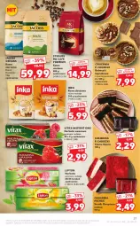 Gazetka promocyjna Kaufland - OFERTA TYGODNIA - Gazetka - ważna od 04.05 do 04.05.2022 - strona 27 - produkty: Ser, Por, Gin, Inka, Kawa zbożowa, Cukier, Kawa ziarnista, Kawa mielona, Kawa, Vitax, Lipton, Jacobs, Herbata, Babeczki, Herbata owocowa