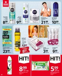 Gazetka promocyjna Selgros - Oferta spożywcza - Gazetka - ważna od 16.11 do 16.11.2022 - strona 28 - produkty: Balsam po goleniu, Nivea Men, Papier, Rexona, Pianka do golenia, Papier toaletowy, Velvet, L’Oréal, Cleanic, Nivea