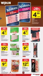 Gazetka promocyjna Intermarche - Gazetka promocyjna - Gazetka - ważna od 14.01 do 14.01.2026 - strona 15 - produkty: Polędwica, Krakus, BIC, Drobimex, Kindziuk, Madej Wróbel, Szynka, Frankfurterki, Kiełbasa biała, Kabanos, Kiełbasa
