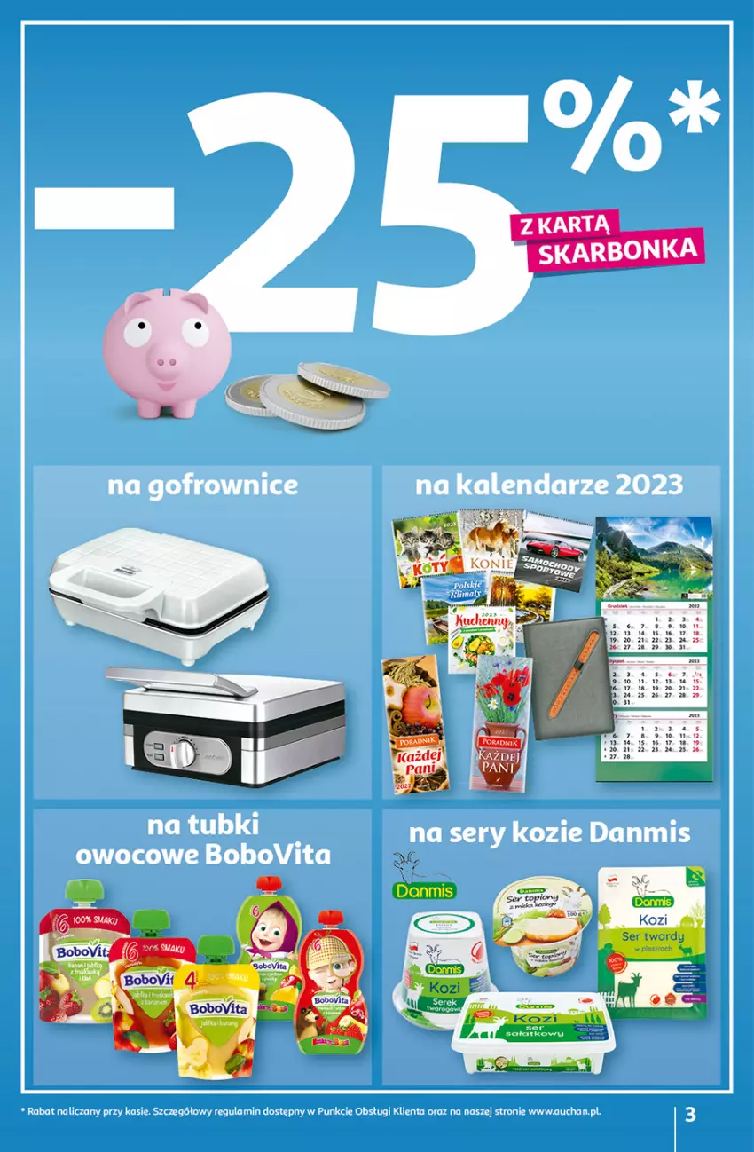 Gazetka promocyjna Auchan - Gazetka przeNISKIE CENY – Przekorzyści cenowe Hipermarkety - ważna 22.09 do 28.09.2022 - strona 3 - produkty: BoboVita