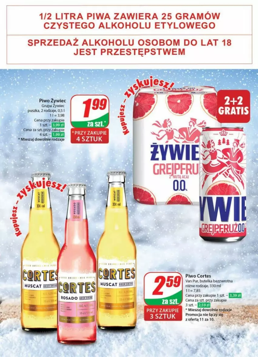 Gazetka promocyjna Dino - ważna 17.01 do 23.01.2024 - strona 33 - produkty: Gra, Piwa, Pur, Ser