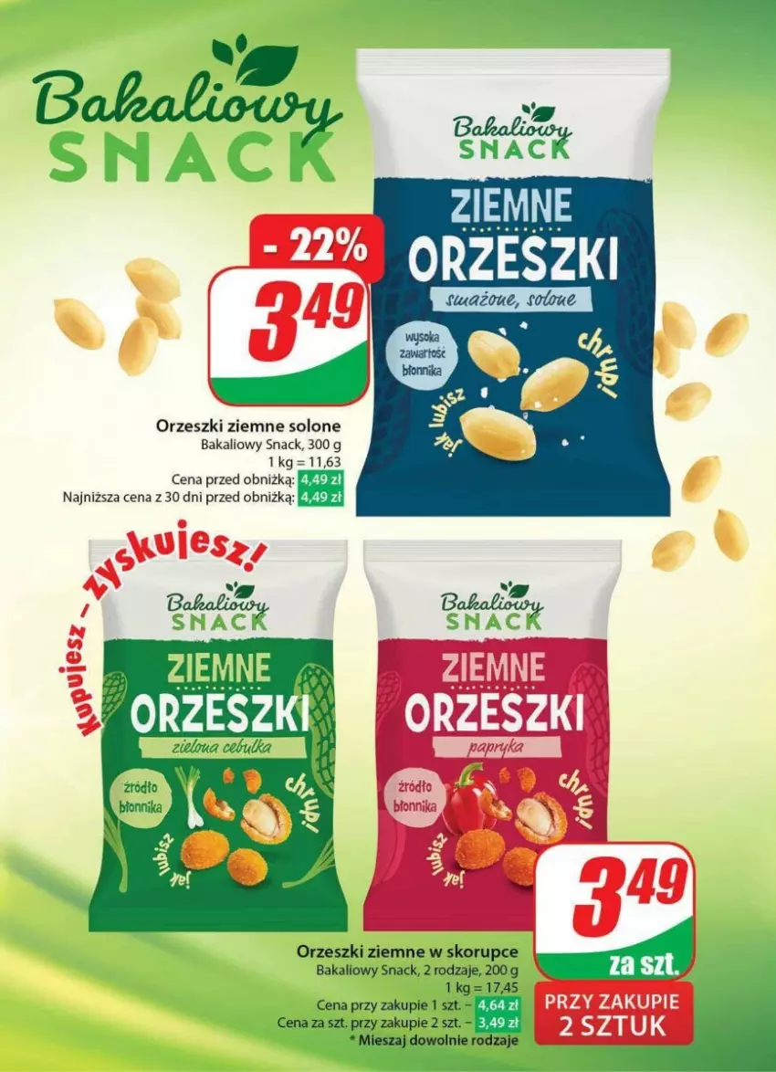 Gazetka promocyjna Dino - ważna 17.01 do 23.01.2024 - strona 35 - produkty: Orzeszki, Orzeszki ziemne