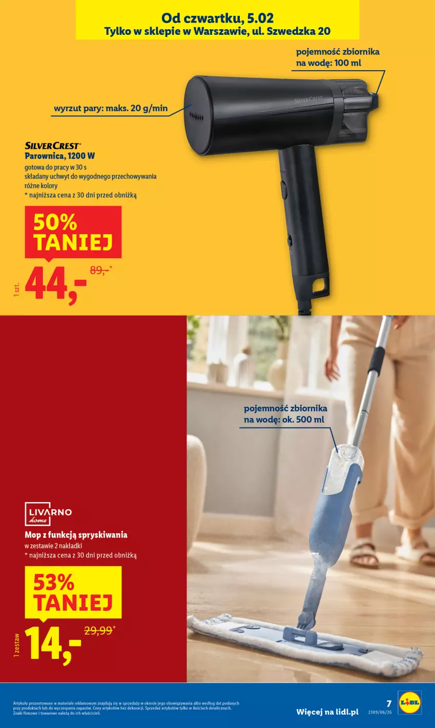 Gazetka promocyjna Lidl - Lidl w Warszawie - ważna 05.02 do 14.02.2026 - strona 7 - produkty: Parownica, Silvercrest