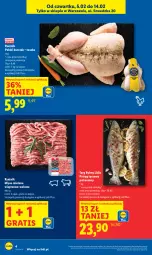 Gazetka promocyjna Lidl - Lidl w Warszawie - Gazetka - ważna od 14.02 do 14.02.2026 - strona 4 - produkty: Kurczak, Mięso mielone, Por, Gra, Pstrąg tęczowy, Tusz, Pstrąg, Mięso