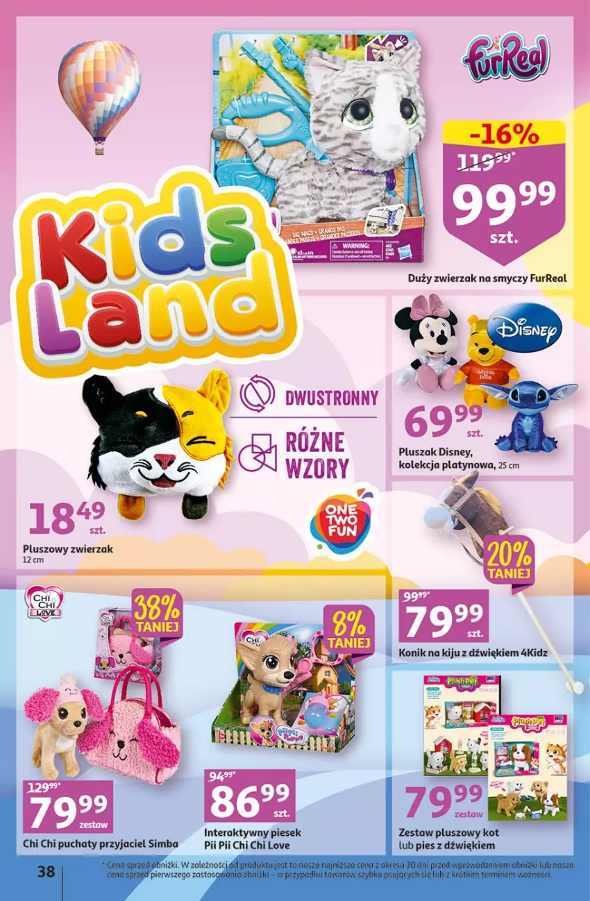 Gazetka promocyjna Auchan - Gazetka Radosny Dzień Dziecka Hipermarket Auchan - ważna 25.05 do 31.05.2023 - strona 38 - produkty: Disney, Pluszak, Tera
