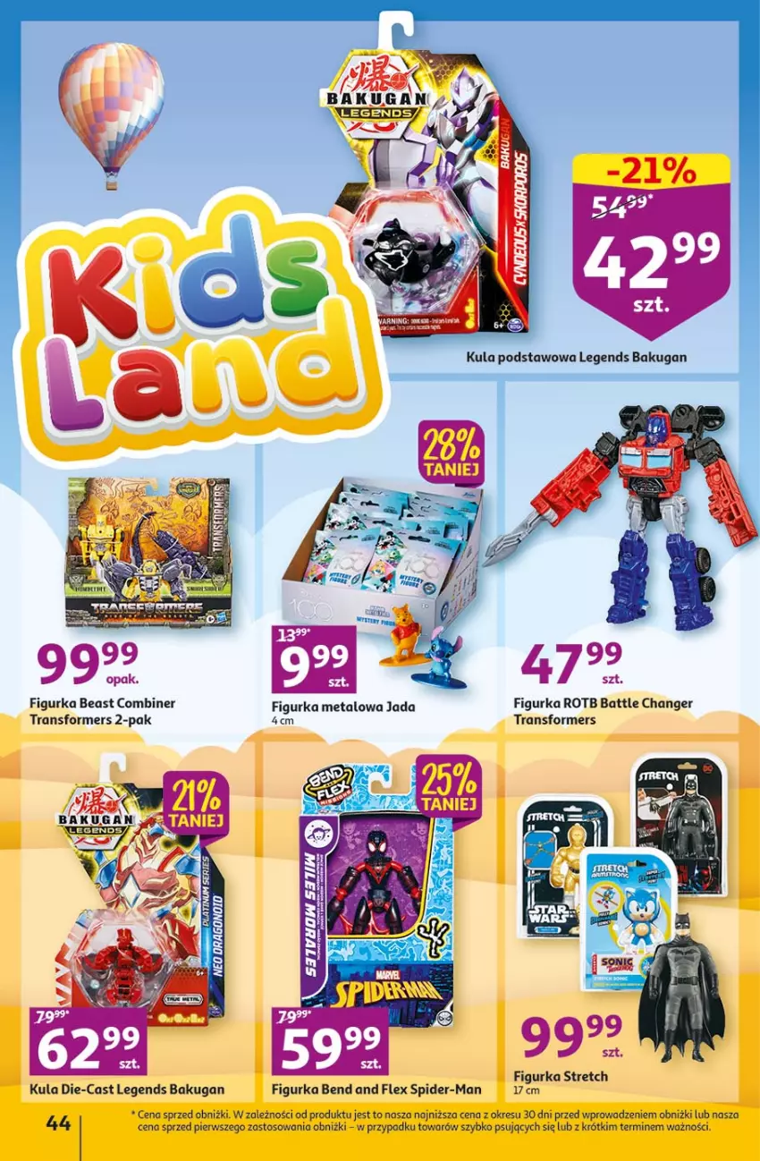 Gazetka promocyjna Auchan - Gazetka Radosny Dzień Dziecka Hipermarket Auchan - ważna 25.05 do 31.05.2023 - strona 44 - produkty: O nas, Tran, Transformers