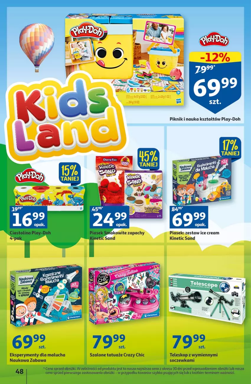 Gazetka promocyjna Auchan - Gazetka Radosny Dzień Dziecka Hipermarket Auchan - ważna 25.05 do 31.05.2023 - strona 48 - produkty: Crazy Chic, O nas, Play-Doh, Szal, Teleskop