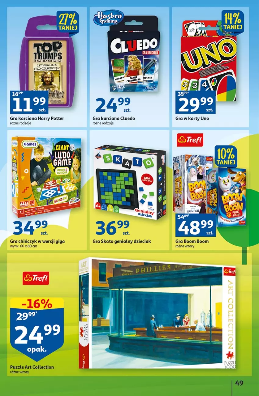 Gazetka promocyjna Auchan - Gazetka Radosny Dzień Dziecka Hipermarket Auchan - ważna 25.05 do 31.05.2023 - strona 49 - produkty: Dzieci, Gra, Harry Potter, Puzzle