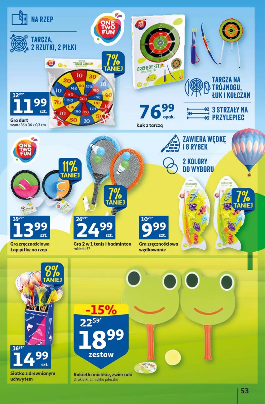 Gazetka promocyjna Auchan - Gazetka Radosny Dzień Dziecka Hipermarket Auchan - ważna 25.05 do 31.05.2023 - strona 53 - produkty: Gra, Piec, Siatka