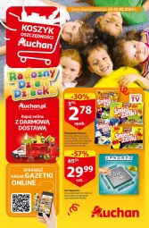Gazetka promocyjna Auchan - Gazetka Radosny Dzień Dziecka Hipermarket Auchan - Gazetka - ważna od 31.05 do 31.05.2023 - strona 1 - produkty: Gra, Nimm2
