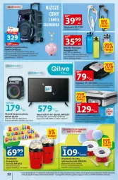 Gazetka promocyjna Auchan - Gazetka Radosny Dzień Dziecka Hipermarket Auchan - Gazetka - ważna od 31.05 do 31.05.2023 - strona 22 - produkty: LED TV, Por, JBL, Gry, Miarka, Płyty grzejne, Słuchawki, Głośnik, Mikrofon, Termos, O nas, Gofrownica, Popcorn, HD ready, Nuty, Smartfon