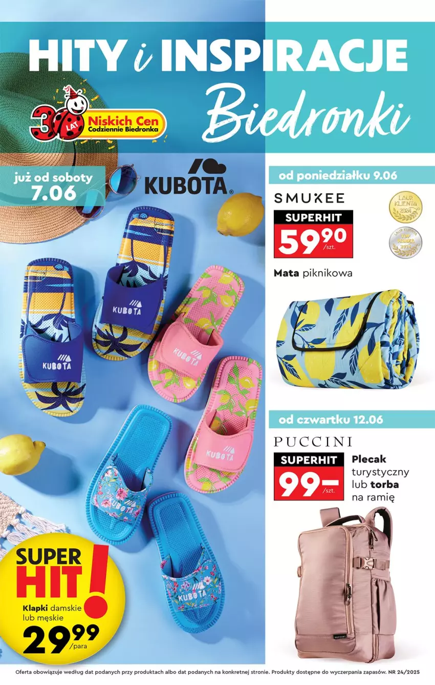 Gazetka promocyjna Biedronka - Okazje Tygodnia - ważna 07.06 do 21.06.2025 - strona 1 - produkty: Kret, Torba