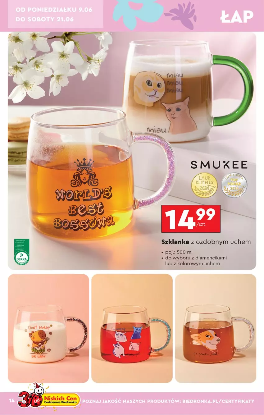 Gazetka promocyjna Biedronka - Okazje Tygodnia - ważna 07.06 do 21.06.2025 - strona 16 - produkty: Fa, Szklanka
