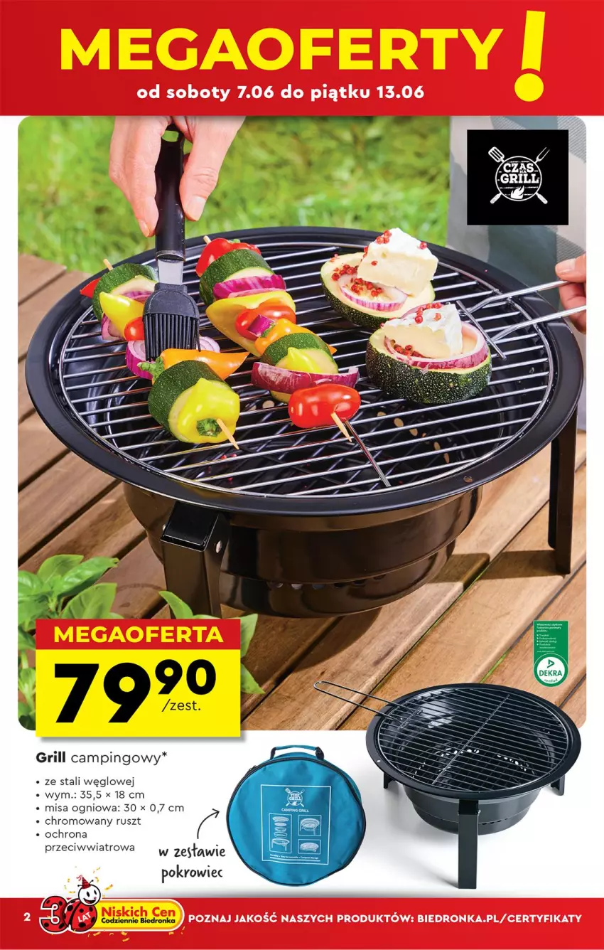 Gazetka promocyjna Biedronka - Okazje Tygodnia - ważna 07.06 do 21.06.2025 - strona 4 - produkty: Grill