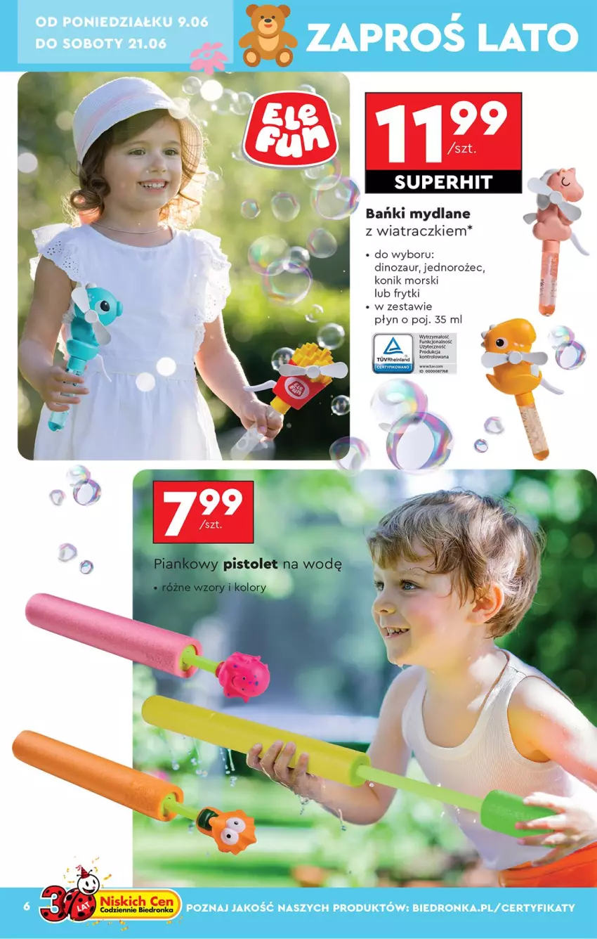 Gazetka promocyjna Biedronka - Okazje Tygodnia - ważna 07.06 do 21.06.2025 - strona 8 - produkty: Dinozaur, Frytki, Jednorożec, Pistolet