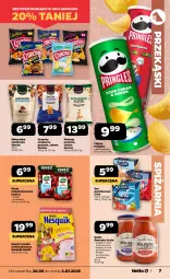 Gazetka promocyjna Netto - Od Czwartku - Gazetka - ważna od 02.07 do 02.07.2025 - strona 7 - produkty: Pistacje, Sos, Ser, Nesquik, Mieszanka studencka, Sos pomidorowy, Chipsy, Dżem, Pulpety, Crunchips, Pringles, Napój, Nestlé, Fa
