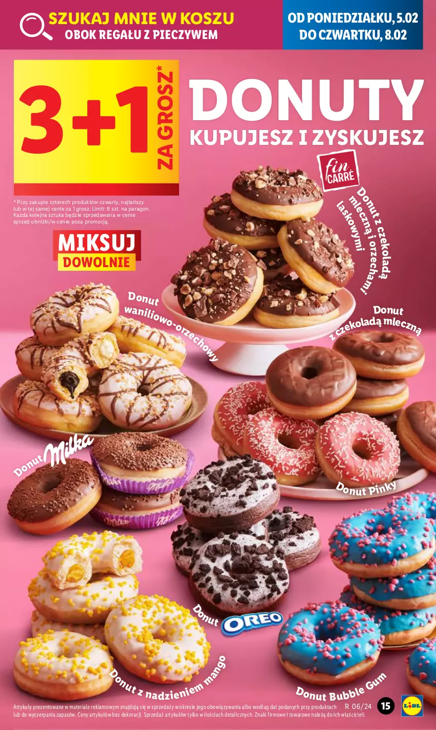 Gazetka promocyjna Lidl - GAZETKA - ważna 05.02 do 07.02.2024 - strona 19 - produkty: Donut, Kosz, Nuty, Olej, Piec, Regał
