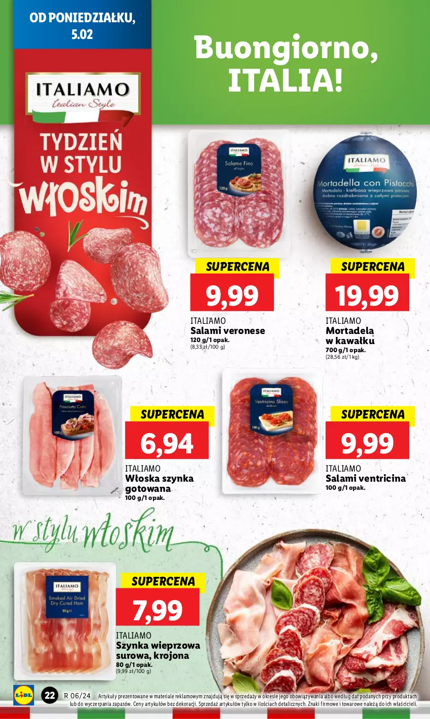 Gazetka promocyjna Lidl - GAZETKA - ważna 05.02 do 07.02.2024 - strona 26 - produkty: Kawa, Salami, Szynka, Szynka wieprzowa