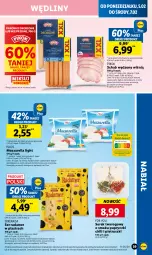 Gazetka promocyjna Lidl - GAZETKA - Gazetka - ważna od 07.02 do 07.02.2024 - strona 43 - produkty: Mozzarella, Ser, Parówki, Radamer, Wazon, Serek, PIKOK, Pilos, Serek twarogowy, Olej