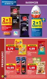 Gazetka promocyjna Lidl - GAZETKA - Gazetka - ważna od 07.02 do 07.02.2024 - strona 48 - produkty: Lajkonik, Gra, Chipsy, Czekolada, Czekolada gorzka, Pringles, Olej, Kinder