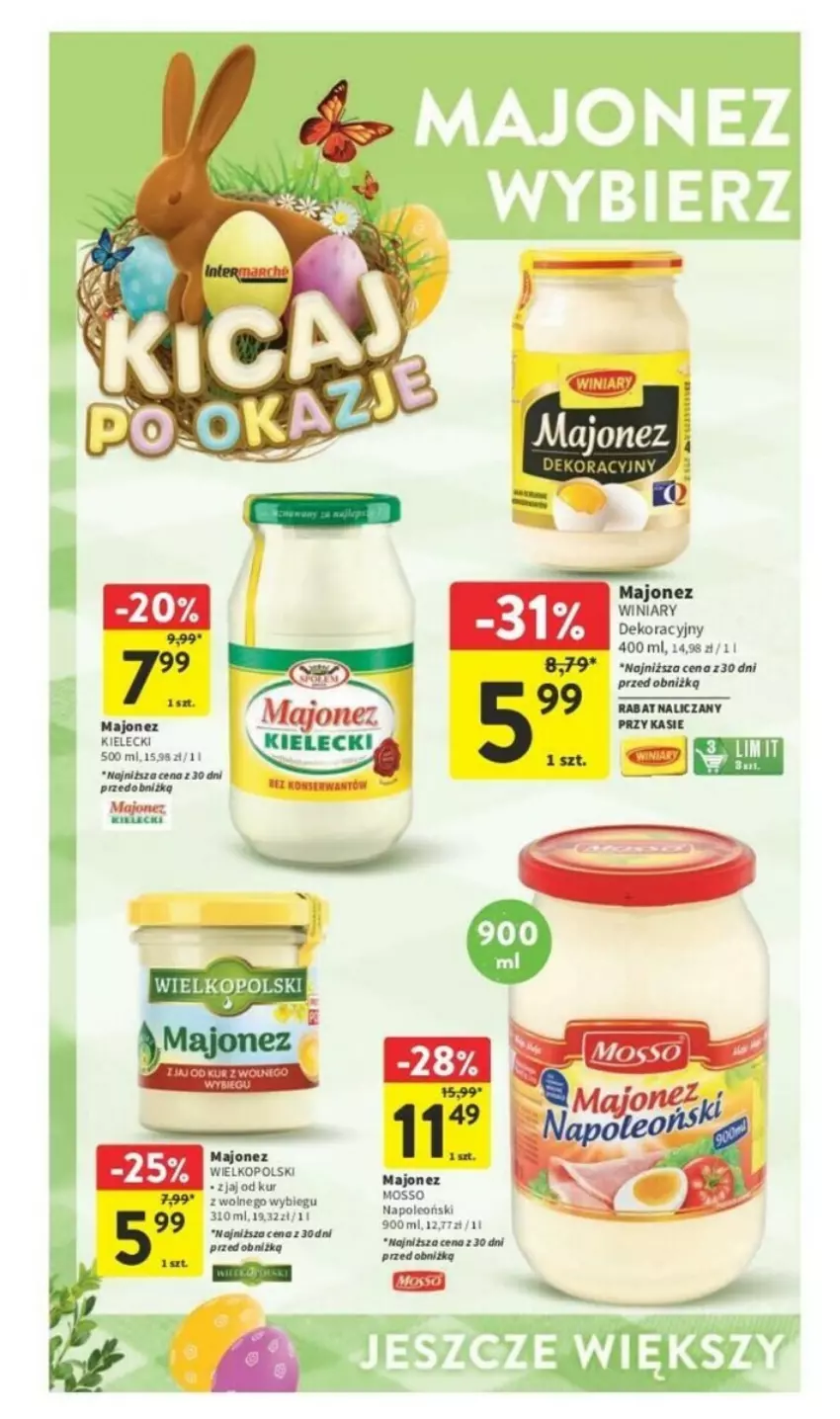 Gazetka promocyjna Intermarche - ważna 18.03 do 20.03.2024 - strona 48 - produkty: Majonez, Winiary