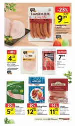 Gazetka promocyjna Intermarche - Gazetka - ważna od 20.03 do 20.03.2024 - strona 19 - produkty: BIC, Bell, Madej Wróbel, Szynka, Morliny, Frankfurterki, Kiełbasa, Kiełbasa śląska