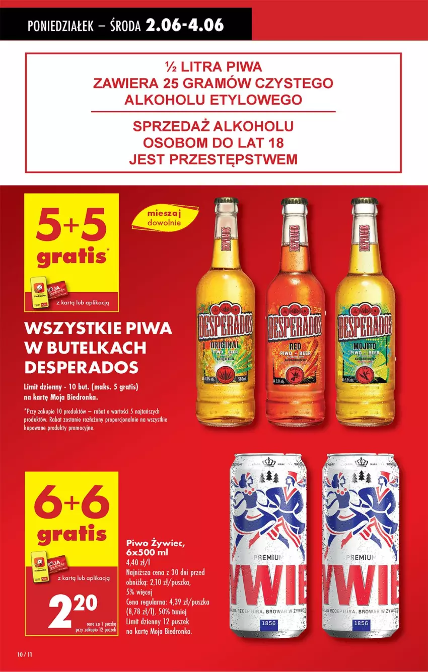 Gazetka promocyjna Biedronka - Od Poniedziałku - ważna 02.06 do 07.06.2025 - strona 10 - produkty: Fa, Piwo