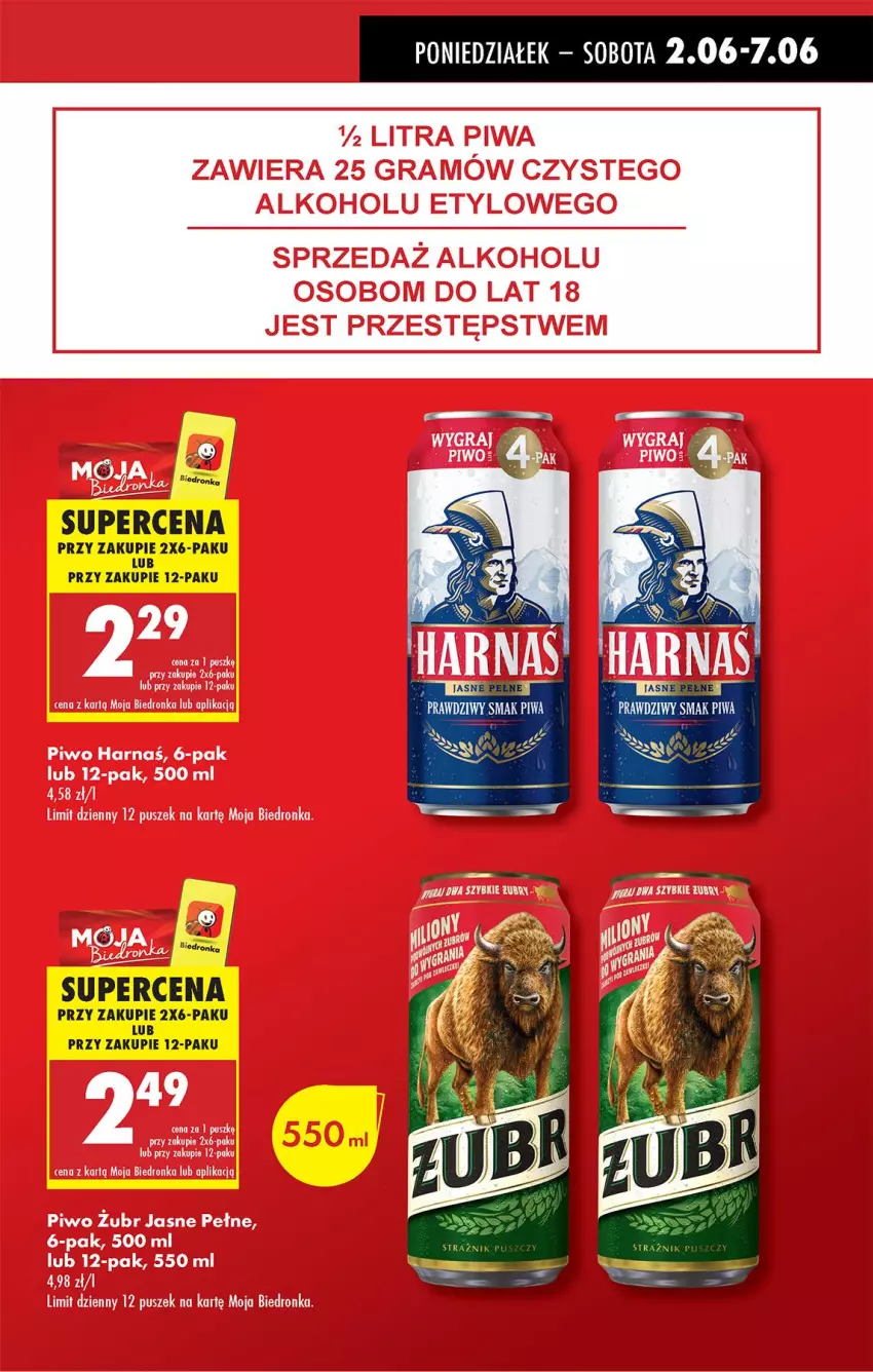 Gazetka promocyjna Biedronka - Od Poniedziałku - ważna 02.06 do 07.06.2025 - strona 11 - produkty: HP, Koc, Piwa
