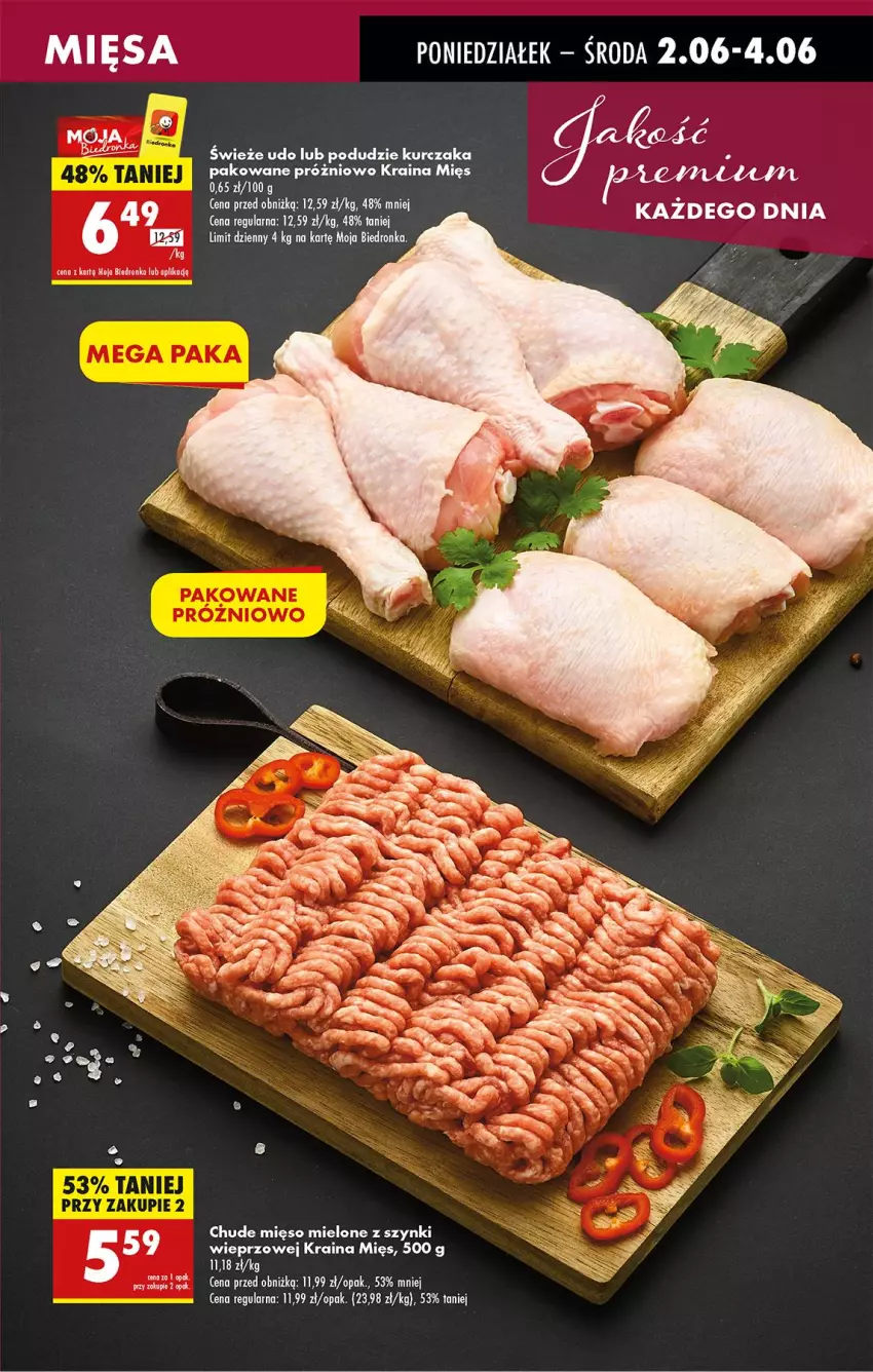 Gazetka promocyjna Biedronka - Od Poniedziałku - ważna 02.06 do 07.06.2025 - strona 25 - produkty: Kurczak, Mięso, Mięso mielone, Mięso mielone z szynki