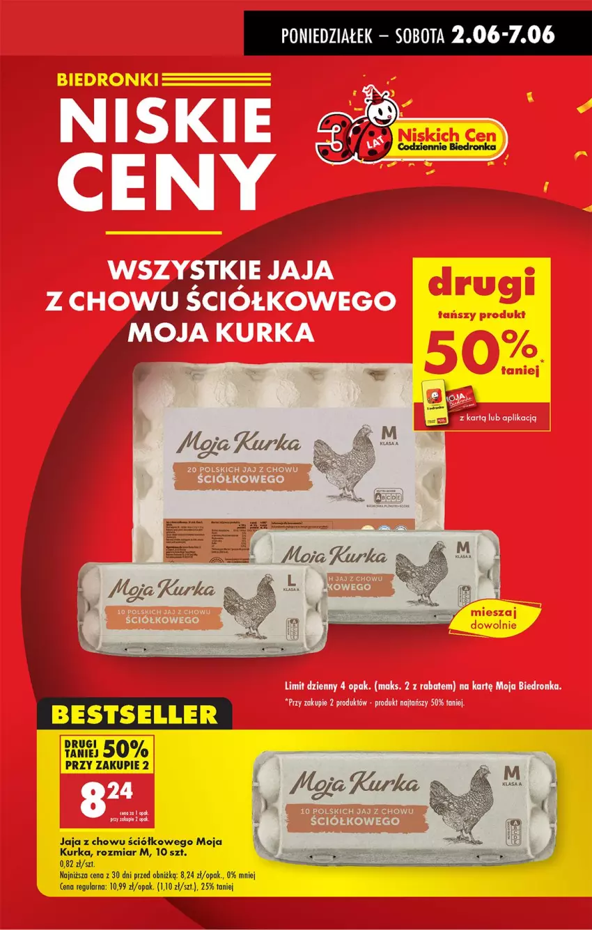 Gazetka promocyjna Biedronka - Od Poniedziałku - ważna 02.06 do 07.06.2025 - strona 3 - produkty: Fa, Jaja