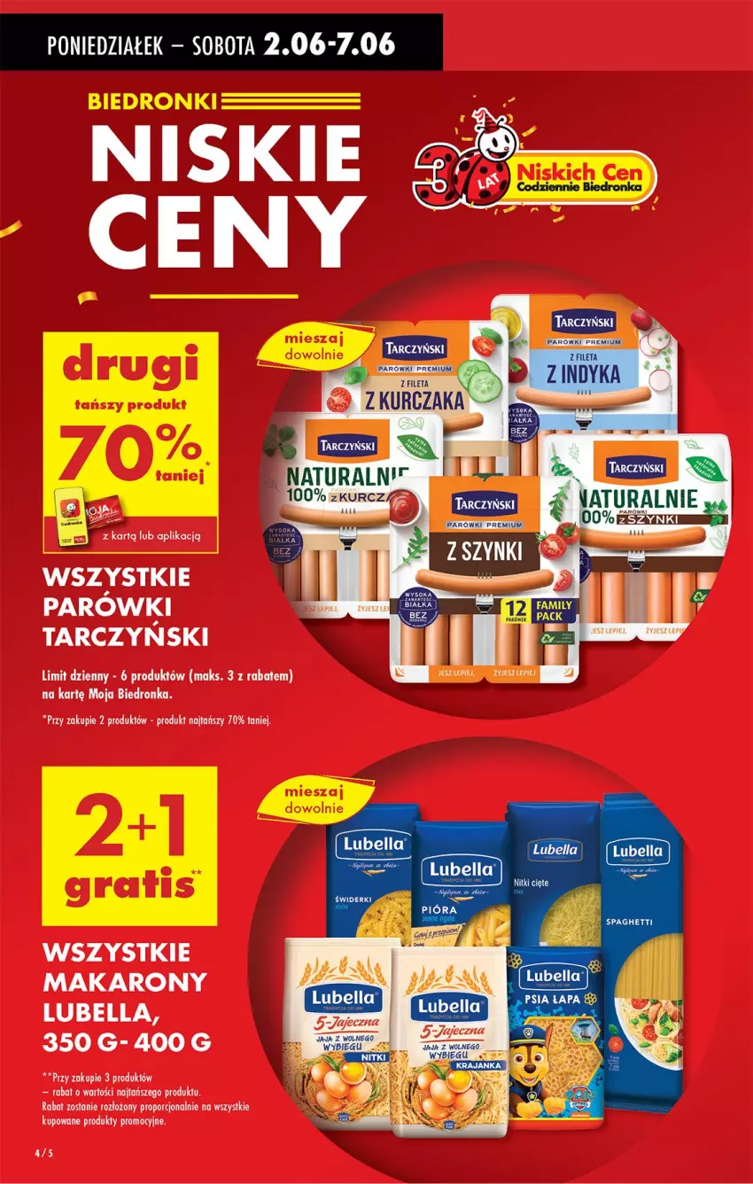 Gazetka promocyjna Biedronka - Od Poniedziałku - ważna 02.06 do 07.06.2025 - strona 4 - produkty: Fa, Por, Tarczyński