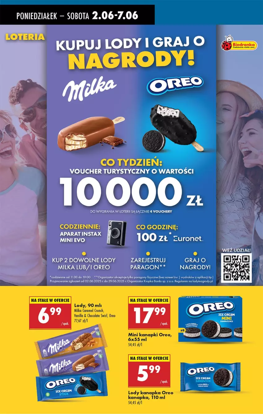 Gazetka promocyjna Biedronka - Od Poniedziałku - ważna 02.06 do 07.06.2025 - strona 67 - produkty: Gra, Lody, Milka, Oreo