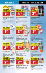 Gazetka promocyjna Biedronka - Od Poniedziałku - Gazetka - ważna od 07.06 do 07.06.2025 - strona 33 - produkty: Jogurt naturalny, Ser, Por, Gra, Jogurt owocowy, Zott, Bell, Jogurt, Chia, Actimel, Napój jogurtowy, Tonik, Czekolada, Baton, Bella, Deser, Cappuccino, Batonik twarogowy, Jogobella, Napój, Kinder, Monte