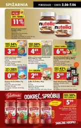 Gazetka promocyjna Biedronka - Od Poniedziałku - Gazetka - ważna od 07.06 do 07.06.2025 - strona 37 - produkty: Nutella, Por, Cukier, Królewski, Diamant, Dżem, Mąka, Syrop, Brzoskwinie, Cukier trzcinowy