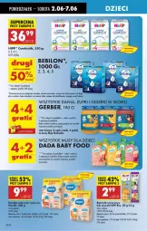 Gazetka promocyjna Biedronka - Od Poniedziałku - Gazetka - ważna od 07.06 do 07.06.2025 - strona 54 - produkty: HiPP, Ser, Ryż, Por, Mus, Gra, Gerber, O nas, Dada, Tonik, Dzieci, Baton, Deser, Karmi, Mleko, BEBILON, Hipp Bio