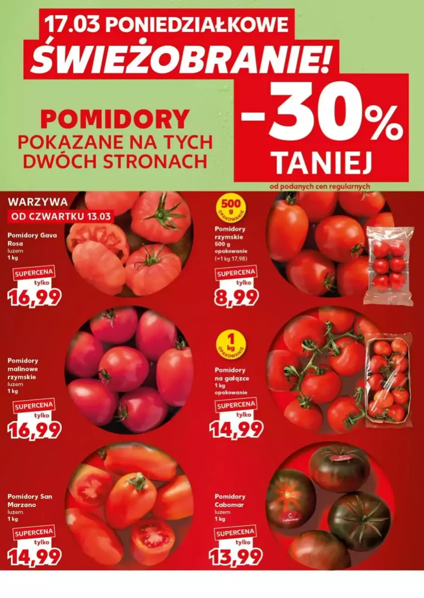 Gazetka promocyjna Kaufland - ważna 17.03 do 19.03.2025 - strona 19 - produkty: Pomidory, Warzywa