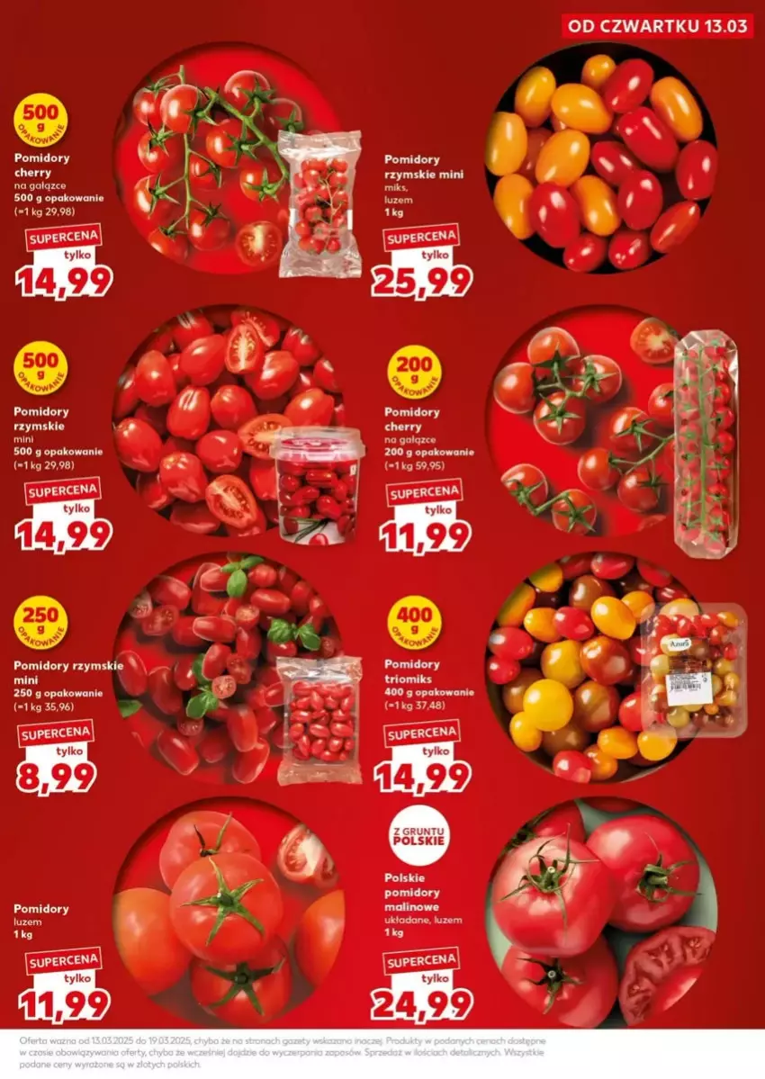 Gazetka promocyjna Kaufland - ważna 17.03 do 19.03.2025 - strona 20 - produkty: Grunt, Pomidory