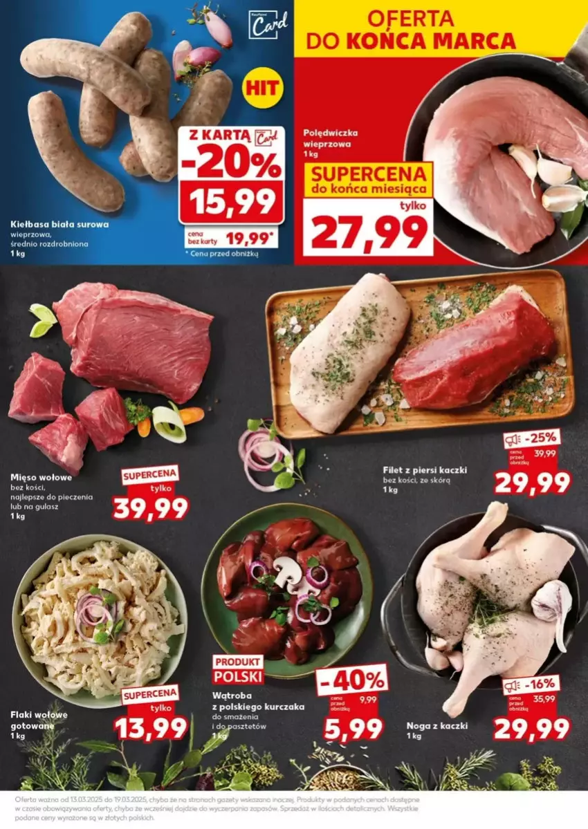 Gazetka promocyjna Kaufland - ważna 17.03 do 19.03.2025 - strona 24 - produkty: Kurczak, Mięso, Mięso wołowe, Pasztet, Piec, Polędwiczka wieprzowa