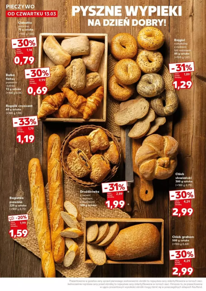 Gazetka promocyjna Kaufland - ważna 17.03 do 19.03.2025 - strona 6 - produkty: Chleb, Ciabatta, Fa, Gra, Piec, Pieczywo, Rust, Sezam