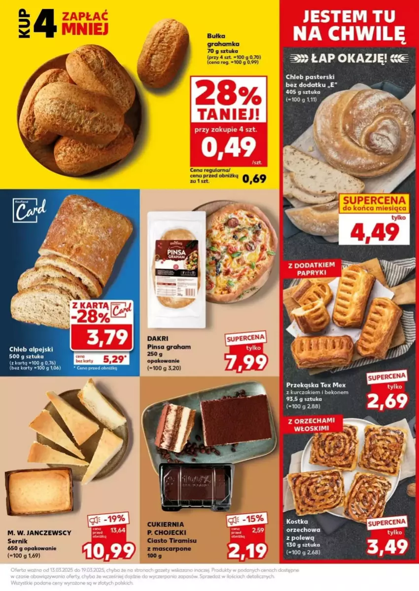 Gazetka promocyjna Kaufland - ważna 17.03 do 19.03.2025 - strona 7 - produkty: Beko, Bułka, Bułka grahamka, Chleb, Gra, Kurczak, Ser