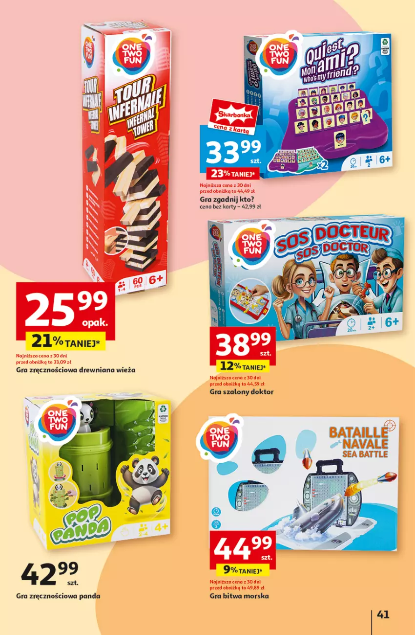 Gazetka promocyjna Auchan - Pewność Niskich Cen Hipermarket - ważna 20.02 do 26.02.2025 - strona 49 - produkty: Gra, Panda, Szal