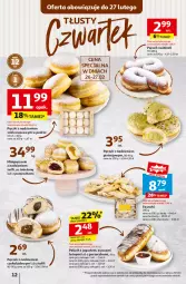 Gazetka promocyjna Auchan - Pewność Niskich Cen Hipermarket - Gazetka - ważna od 26.02 do 26.02.2025 - strona 14 - produkty: Pączek, Por, Jogurt, Faworki, Fa