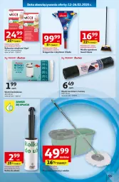 Gazetka promocyjna Auchan - Pewność Niskich Cen Hipermarket - Gazetka - ważna od 26.02 do 26.02.2025 - strona 63 - produkty: Worki na śmieci, Vileda, Rękawice, Worki na śmiec, Wiadro, Miotła