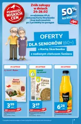 Gazetka promocyjna Auchan - Pewność Niskich Cen Hipermarket - Gazetka - ważna od 26.02 do 26.02.2025 - strona 7 - produkty: Sok pomarańczowy, Sok, Gry, Gra, Tortilla, Cappy, Kasza, Kasza gryczana