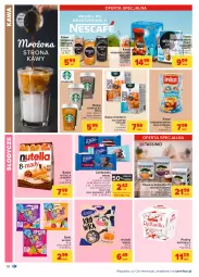 Gazetka promocyjna Carrefour - Gazetka Carrefour - Gazetka - ważna od 07.08 do 07.08.2021 - strona 18 - produkty: Nescafé, Nutella, Kawa rozpuszczalna, Inka, Praliny, Kawa, Kosz, Raffaello, Czekolada, Baton, Jacobs, Tassimo, Napój, Fa