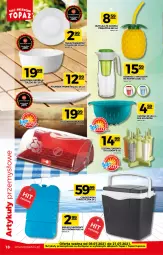 Gazetka promocyjna Topaz - Gazetka - Gazetka - ważna od 14.07 do 14.07.2021 - strona 18 - produkty: Chłodziarka, Top, Ser, Dzbanek, Talerz, Talerz deserowy, Deser, Cedzak