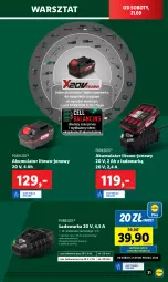 Gazetka promocyjna Lidl - GAZETKA - Gazetka - ważna od 21.09 do 21.09.2024 - strona 37 - produkty: Parkside, Ser, Warka, Akumulator