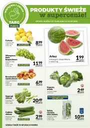 Gazetka promocyjna Makro - Targ MAKRO - oferta świeża w super cenach! - Gazetka - ważna od 04.07 do 04.07.2026 - strona 5 - produkty: Cytryny, Sałat, Winogrona, Brzoskwinie, Arbuz, Wino