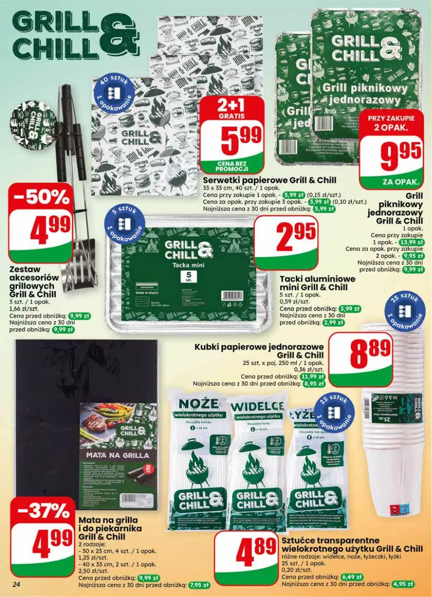 Gazetka promocyjna Dino - Gazetka 23 / 2026 - ważna 03.06 do 09.06.2026 - strona 24 - produkty: Grill, LG, Noż, Papier, Piekarnik, Ser, Serwetki, Serwetki papierowe, Tran